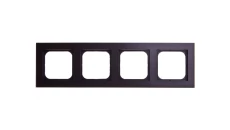 SONATA Ramka poczwórna czekoladowy metalik R-4R/40