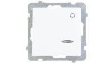 AS Przycisk /dzwonek/ z podświetleniem biały ŁP-6GS/m/00