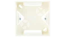 AS Puszka natynkowa pojedyncza ecru PNP-1G/27