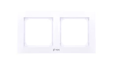 IMPRESJA Ramka podwójna do łączników IP44 biała RH-2Y/00