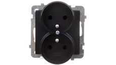 SONATA CZARNY MET GNIAZDO PODWÓJNE Z UZI EMIENIEM