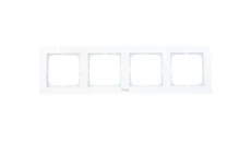 AS Ramka poczwórna do łączników IP44 biała RH-4G/00