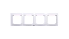 IMPRESJA Ramka poczwórna do łączników IP44 biała RH-4Y/00