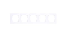 CARLA Ramka pięciokrotna biała 1775-00
