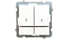 SONATA Łącznik żaluzjowy z podświetleniem ecru ŁP-7RS/m/27