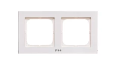 SONATA Ramka podwójna do łączników IP44 ecru RH-2R/27