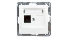 IMPRESJA Gniazdo komputerowe pojedyncze RJ45 kat.5e MMC ecru GPK-1Y/K/m/27