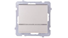 SONATA Łącznik pojedynczy z podświetleniem szampański złoty ŁP-1RS/m/39