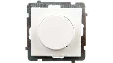 SONATA Ściemniacz przyciskowo-obrotowy /żarowy i halogenowy/ ecru ŁP-8R/m/27