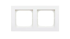 SONATA Ramka podwójna ecru R-2R/27