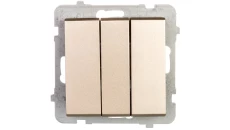 SONATA Łącznik potrójny szampański złoty ŁP-13R/m/39