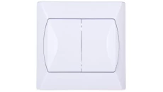 AKCENT Łącznik świecznikowy biały ŁP-2A/00