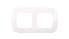 VALENA ALLURE Ramka podwójna biała 754302