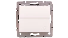 LOGI Gniazdo z uziemieniem IP44 Schuko śrubowy Biały 16A 250V 021230102 25086