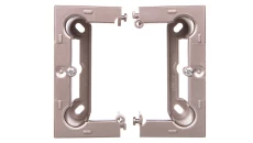 Puszka natynkowa pojedyncza składana głęb. 40mm satynowy PSC/29