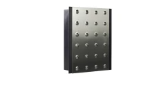 Dzwonek elektromechaniczny dwutonowy 85dB 230V AC antracyt/srebrny 411 SUB10000328