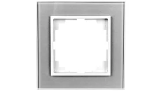 Sentia Ramka pojedyncza szklana srebna 1471-63