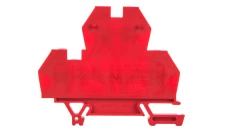 Złączka piętrowa 4-przewodowa 4mm2 czerwona EURO 43550RD /10szt./