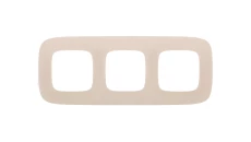 VALENA ALLURE Ramka potrójna kremowy 754313