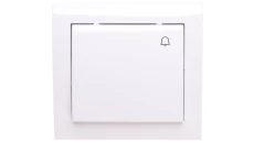 KIER Przycisk /dzwonek/ biały ŁP-6W/00