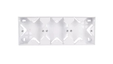 SONATA Puszka natynkowa potrójna biały PNP-3R/00