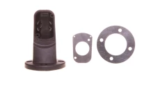 Kątownik wspornik mocujący do montażu bezpośrednio na ścianie do kolumn 70mm czarny 1 stronny 8WD4308-0CA