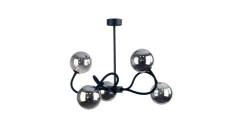 Lampa sufitowa BELLA 5 - punktowa Grafit lustrzany 5713 TK Lighting