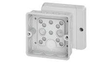 Puszka n/t odgałęźna bez zacisków 5-bieg. dla Cu do 2.5mm2 IP55 szary DE 9320 Z 62000264