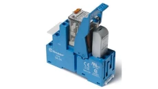 Moduł interfejsowy 27mm, 4P 7A 230V AC, styki AgNi, wskaźnik zadziałania, blokada, przycisk testujący, DIN 58.34.8.230.0060SMA