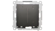 Ściemniacz do taśm LED-owych Wi-Fi, 12-24 V, 120W SIMON 54 GO czarny Kontakt Simon DESW1W.01/49