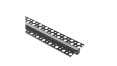 Profil GPW02 podtynkowy czarny + klosz transp. 2m