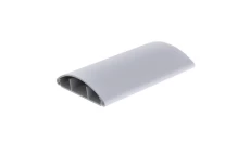 Listwa napodłogowa jasno szara 2m LO 75_KD