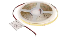 Profesjonalna taśma LED typu COB, 8W 320 chips/m, CRI 90, 24V, biala, 6500K, IP20, 5m
