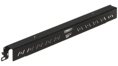 Panel LED do szafy RACK 19 1U czarny