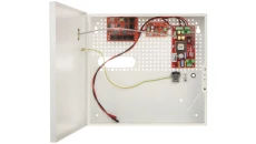 Zestaw buforowy do 5 kamer IP switch PoE 5P+1UP w obudowie wewnętrznej ABOX-F (1x AKU 18Ah), zasilacz 72W