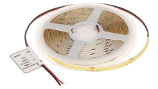 Profesjonalna tasma LED typu COB, 8W 320 chips/m, CRI90, 24V, biala neutralna, 4000K, IP20, 5m