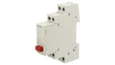 Przycisk modułowy 20A 1Z 1R czerwony z lampką 230V przełączany mono/bistabilny 5TE4820