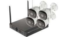 Zestaw do monitoringu 4x kamery 2Mpix 1x rejestrator 4-kanałowy NVR - KIT/NVR1104HS-W-S2/4-F22FE IMOU