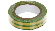 Taśma izolacyjna zielono/żółta PVC 0,13x15x10m NS