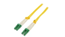 Qoltec Patchcord światłowodowy LC/APC - LC/APC Singlemode 9/125 G652D Duplex 2m