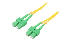 Qoltec Patchcord światłowodowy SC/APC - SC/APC Singlemode 9/125 G652D Duplex 0.5m