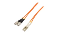 Qoltec Patchcord światłowodowy LC/UPC - FC/UPC Multimode 50/125 OM2 Duplex 3m