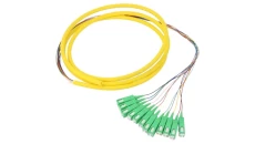 Qoltec 12 x Pigtail światłowodowy SC/APC Singlemode G652D 2m