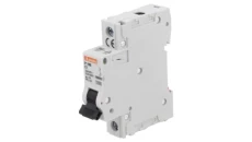 P1MB1PC01 Wyłącznik nadprądowy, 230VAC, Prąd znamionowy: 1A, Bieguny: 1, montaż na szynę DIN