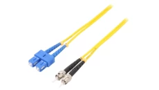 Qoltec Patchcord światłowodowy SC/UPC - ST/UPC Singlemode 9/125 G652D Duplex 1m