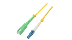 Qoltec Patchcord światłowodowy LC/UPC - SC/APC Singlemode 9/125 G652D Simplex 25m
