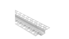 Profil GP01 podtynkowy biały + klosz transp. 1m