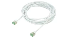 Patchcord kat.8.1-0300 U/FTP SLIM LSZH-TPE biały /3m/ 74362