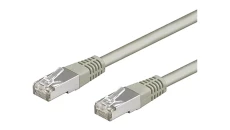 Kabel krosowy patchcord SF/UTP kat.5e CCA szary 7,5m 50148