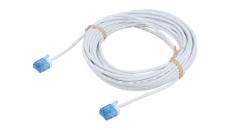 Patchcord kat.6a-0750 U/UTP SLIM LSZH-TPE biały /7,5m/ 74300